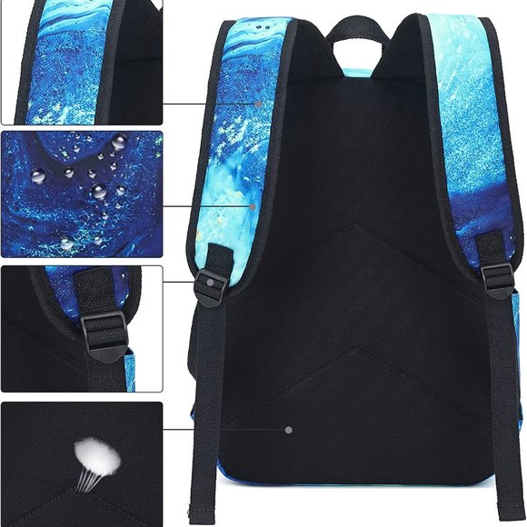 School Backpack Teens Boys Girls Cute Bookbag Schoolbag fit 15inch Laptop - Picture 5 of 5